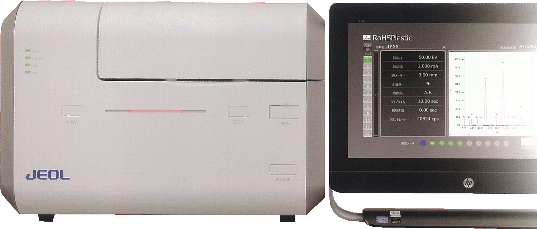 日本電子製XRF